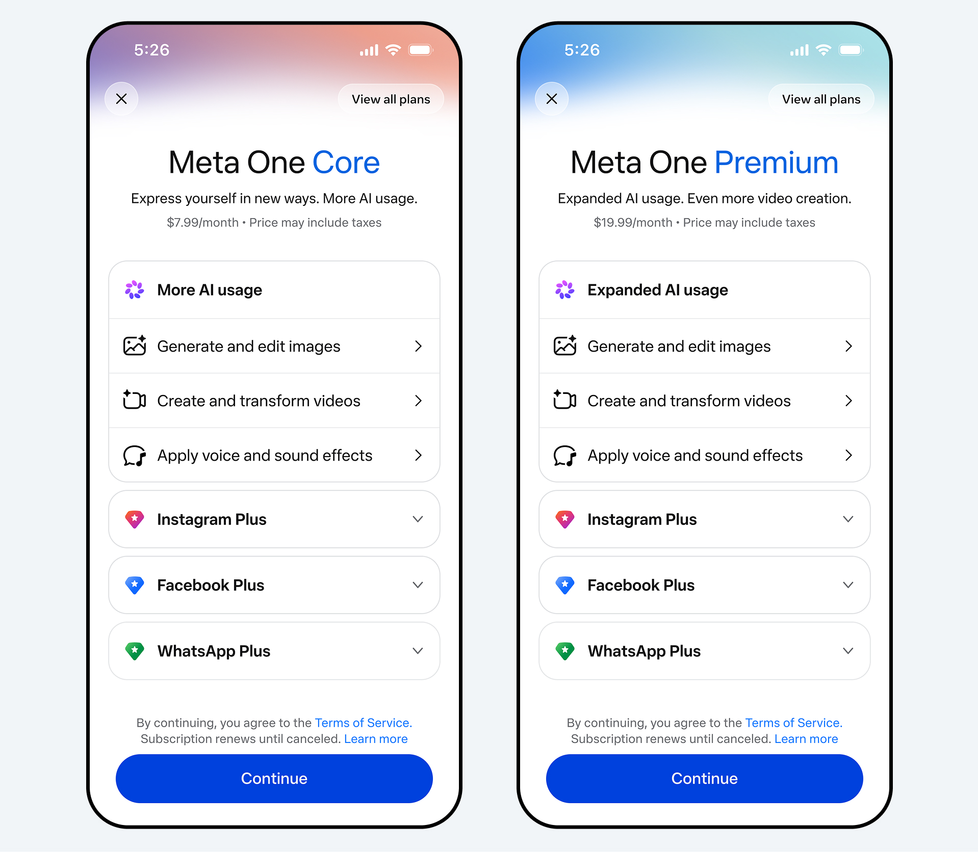 Meta Launches Meta One Subscription With More AI and Creator Tools - Digiverse By Akash
