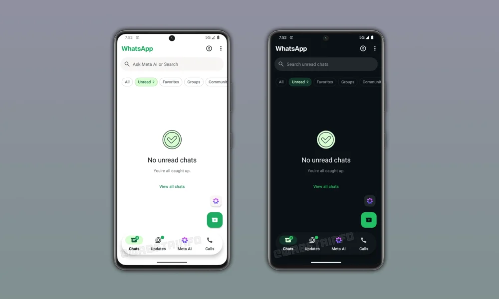 WhatsApp Android Redesign Brings an iPhone-Like Floating Navigation Bar - Digiverse By Akash