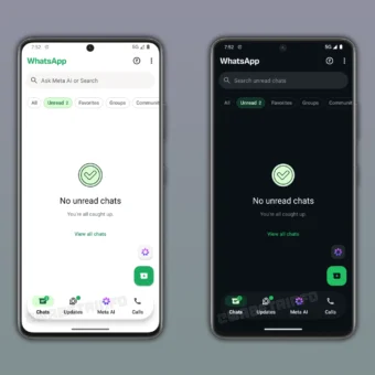 WhatsApp Android Redesign Brings an iPhone-Like Floating Navigation Bar - Digiverse By Akash