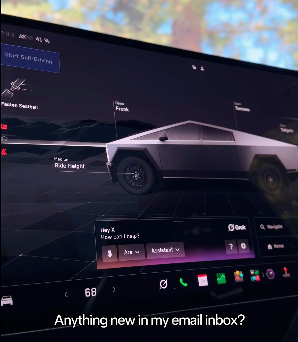 Tesla Integrates Grok to Turn Cars Into Hands-Free AI Workspaces - Digiverse By Akash