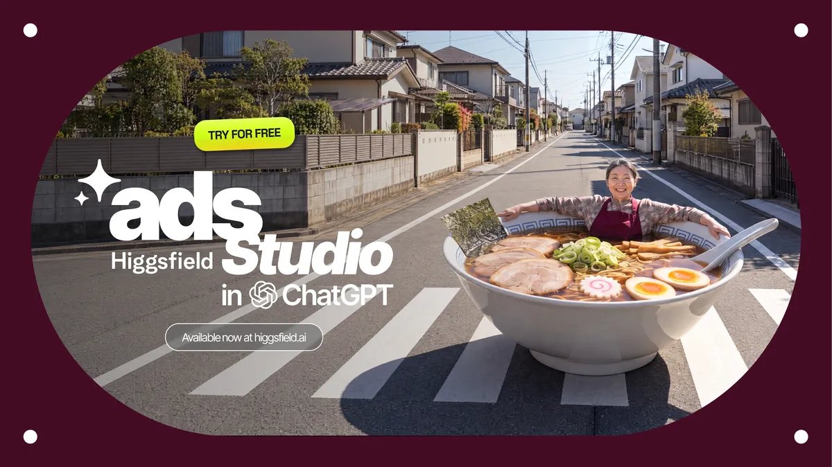 Higgsfield Launches Ads Studio for ROAS-Focused AI Ad Creation - Digiverse By Akash