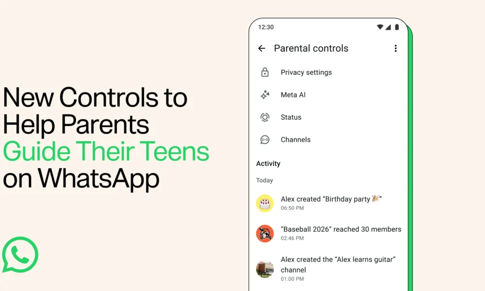 WhatsApp Launches New Parental Controls for Teen Accounts - Digiverse By Akash